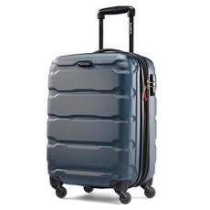 Samsonite 옴니 PC 하드사이드 익스팬더블 캐리어 스피너 휠 블랙 2피스 세트 (20/24), Carry-On 20-Inch, 청록색, 1개