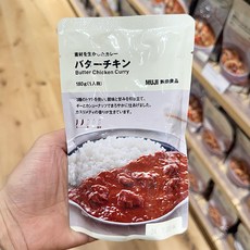 MUJI 무인양품 버터 치킨 카레 180g x 2개, 단품