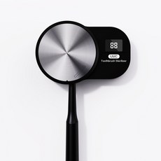 1인용 칫솔 스마트 인덕션 칫솔 건조대, 블랙