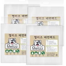 멜리즈 베이직 배변패드 20g x 400매, 4개, 100개입