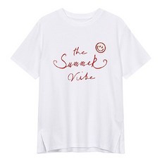 보브 [보브]스마일 와펜 레터링 티셔츠 7151240502