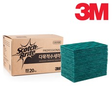 스카치브라이트 다목적 수세미, 20개입, 1개
