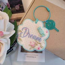 낮잠이불자수이름표