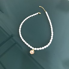 메트로시티진주목걸이