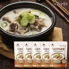 강강술래 사골 꼬리곰탕 500g x 5팩, 5개