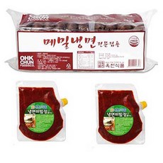 옥천 비빔냉면(메밀냉면2kg+비빔장1kg) 10인분, 단품, 1개