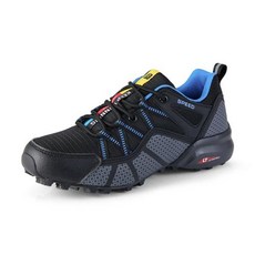 자전거신발 클릿슈즈 남성용 사이클링 MTB 라이딩 오토바이 방수 하이킹 스니커즈, 없음, 19) K600 Black Blue 42