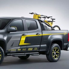 정크야드 쉐보레 콜로라도 대형 데칼 chevy_14, 1개, 노란색+검정색