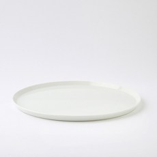 [정품] 살림숲 1616 아리타재팬 TY 라운드 플레이트 280 예쁜 일본 그릇, 화이트 （White）, 1개