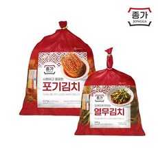 [종가] 중부식 포기김치 5.5kg + 총각김치 증정 900g, 단품