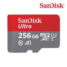 샌디스크 울트라 A1 마이크로SD 메모리카드 QUA4, 256GB
