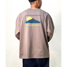  columbia 콜롬비아 남성 긴팔티셔츠 SUNRISE EDGE GRAPHIC 론 T 오버 실루엣 백 프린트 그래픽 풍경 PM4853 
