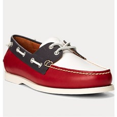 Polo Ralph Lauren Merton Leather Boat Shoe 533479 Multi