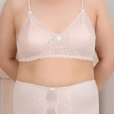 꿀땡 스포츠 브라형 레이스 망사 빅사이즈 B컵브라 (WC65F7B)