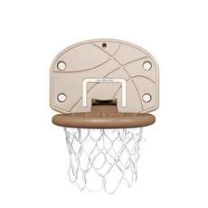 까사드로잉 유아 농구대 - 어린이 흡착식 아기 감성 농구골대 실내 키즈 스포츠 장난감, BASKETBALL-BEIGE