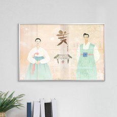 전통혼례액자