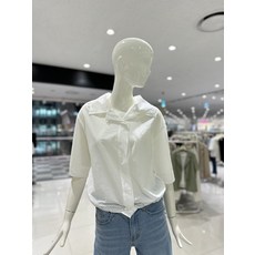 올리브데올리브 밑단 스트링 5부소매 블라우스 YW3AB804 1999919 