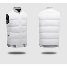 열선조끼 발열조끼 방한조끼 남성용 USB 충전 자가 발열 겨울 조끼 면 패딩 벨벳 난방 자켓 단색 민소매