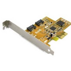 GDF1344 NETmate SATA2 2port PCI Express 카드(SI) hdd/도킹스테이션/하드도킹스테이션/하드보관함, 상세페이지 참조