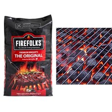 파이어폭스 캠핑용 바베큐용 숯, 10kg,
