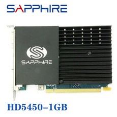 그래픽카드 사파이어 HD 5450 1GB 그래픽 카드 GPU AMD 5400 데스크탑 비디오 Radeon 6450 GDDR3 중고, 없음