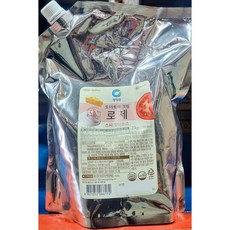 대상 스파게티소스 로제 파우치 2k식자재 식재료 업소용 식당용 대용량 급식용 단체, 1개, 2kg