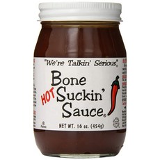 Bone Suckin' 뼈 살짝 킨 포드 바베큐 소스 핫 16oz, 선택, 상세설명참조