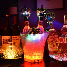 LED 아이스버킷 3종 선택_타원형 육각형 클로버 와인쿨러 얼음통 샴페인 파티 홈바, 육각형아이스버킷