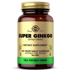 솔가 슈퍼 징코 120 베지켑슐 Solgar Super Ginkgo 120 Vcaps, 60정, 1개