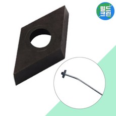 월드크린 마름모 줄눈칼 리필 묵은때 물때 스티커 제거 스크래퍼 타일 보수 시공, 1개
