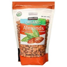 Kirkland Signature Organic Almonds 1.7 Pounds, 1개, 800g