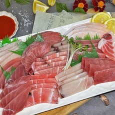 장보리 참다랑어 눈다랑어 황다랑어 황새치 참치회 오마카세 세트, 기본상품, 상세 설명 참조, 상세 설명 참조