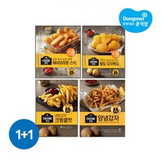 동원 퀴진 양념감자 2봉 클링클컷 해쉬브라운 스틱 벌집감자튀김, 1. 퀴진 에어 크리스피 양념감자 800g_4. 퀴진, 2개