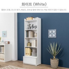 뺀찌네_ 거실가구_장식장_선반_국산_서랍_거실_책장_5단_수납, 화이트:현재상품선택