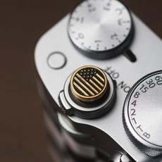 Soft Release Button for Fujifilm X100V X100F X100T Xpro3 Xpro2 XT3 XT2 XE3 XE2s XE2 XT30 XT20 Bras, brass, 1개
