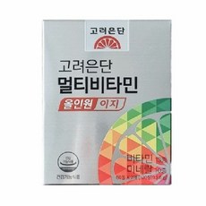 고려은단 멀티비타민 올인원 이지 120정, 6개