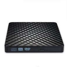 노트북 데스크탑 컴퓨터용 외장 광학 드라이브 광학 디스크 모바일 DVD 녹음기 USB 라이트 드라이브 USB 3, 블랙