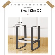 2pcs Kitchen Organizer Cabinet Plates Dishes Drying Rack Holder Rust Resistant Drainer Rack Home Kit, 소형 2PCS, 2개