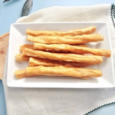 멍도락 한우우피스틱 100% 한우껌 오래먹는 강아지껌 국내산 수제간식, 한우우피 연어스틱, 90g, 1개