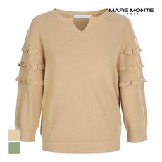  [마레몬떼] 프릴디테일 포인트 니트_M223MKT09P0 