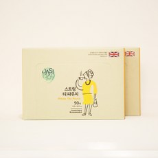 다시1369 스트링 티파우치 티필터 90개 II 손잡이가 있어 꺼내기가 쉬어요, 흰색, 2세트