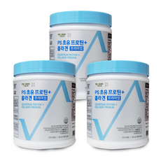 [애플트리김약사네] [PS] 초유 프로틴+ 콜라겐 프리미엄 (420g/14일분) x 3개