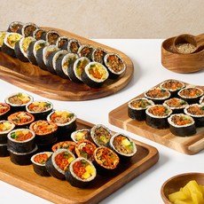 간편 저당 김밥 세트 6종 혼합 우엉유부+잡채+고추장 비빔밥+숯불 불고기+제육+계란 김밥 현미 곤약밥 곤약볶음밥 (냉동), 220g, 1개
