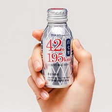 42 195km 백칠리 100ml x 10병 홍삼 두 뿌리 에너지 드링크