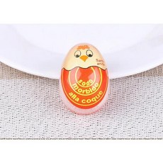 계란 완벽한 색상 변경 타이머 부드럽고 단단한 요리 주방 친환경 수지 레드 도구, 1개