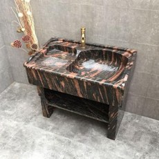 돌 빨래판 옥돌 맞춤 제작하다 정원돌 빨래 싱크대 발코니 통석 화강암 야외 대리석, 01 하나마젠타 80
