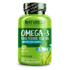 NATURELO 네츄렐로 오메가3 60캡슐 (2개월분) Triglyceride Omega 3, 1개