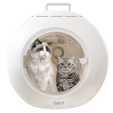 Garrl 반려동물 드라이룸 가정용 강아지 고양이 드라이기 털 드라이어, 화이트
