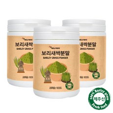 제주 보리새싹분말가루 200gx3병, 단품, 단품