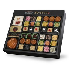 수담한과 고급지함 2호 수 2단구성 한과 선물 세트, 1세트, 1.2kg